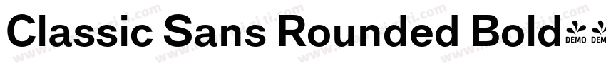 Classic Sans Rounded Bold字体转换